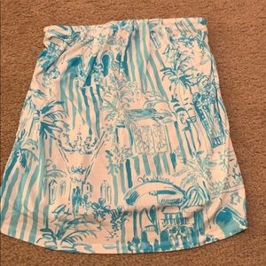 Lilly Pulitzer strapless top
